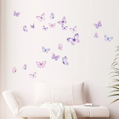 ButterfliesSticker™ - Violet - Maman décore