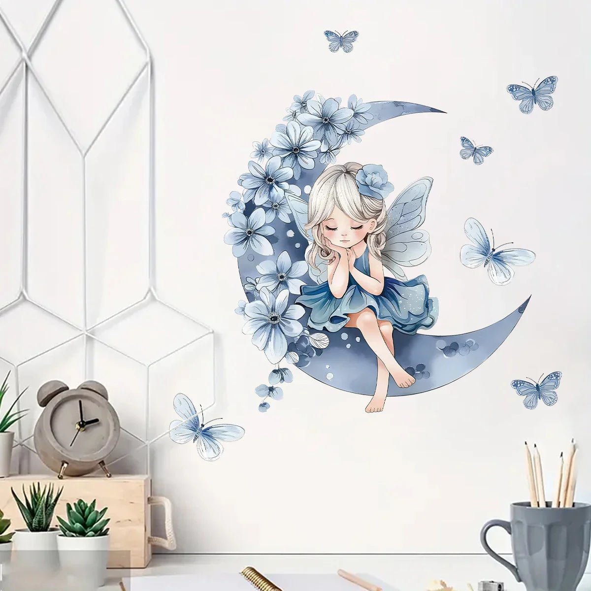 PrincesseSticker™ - Lune Bleue - Maman décore