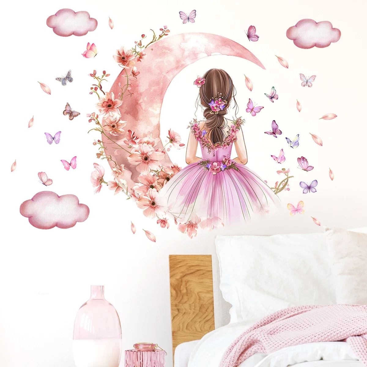 PrincesseSticker™ - Lune Rose - Maman décore