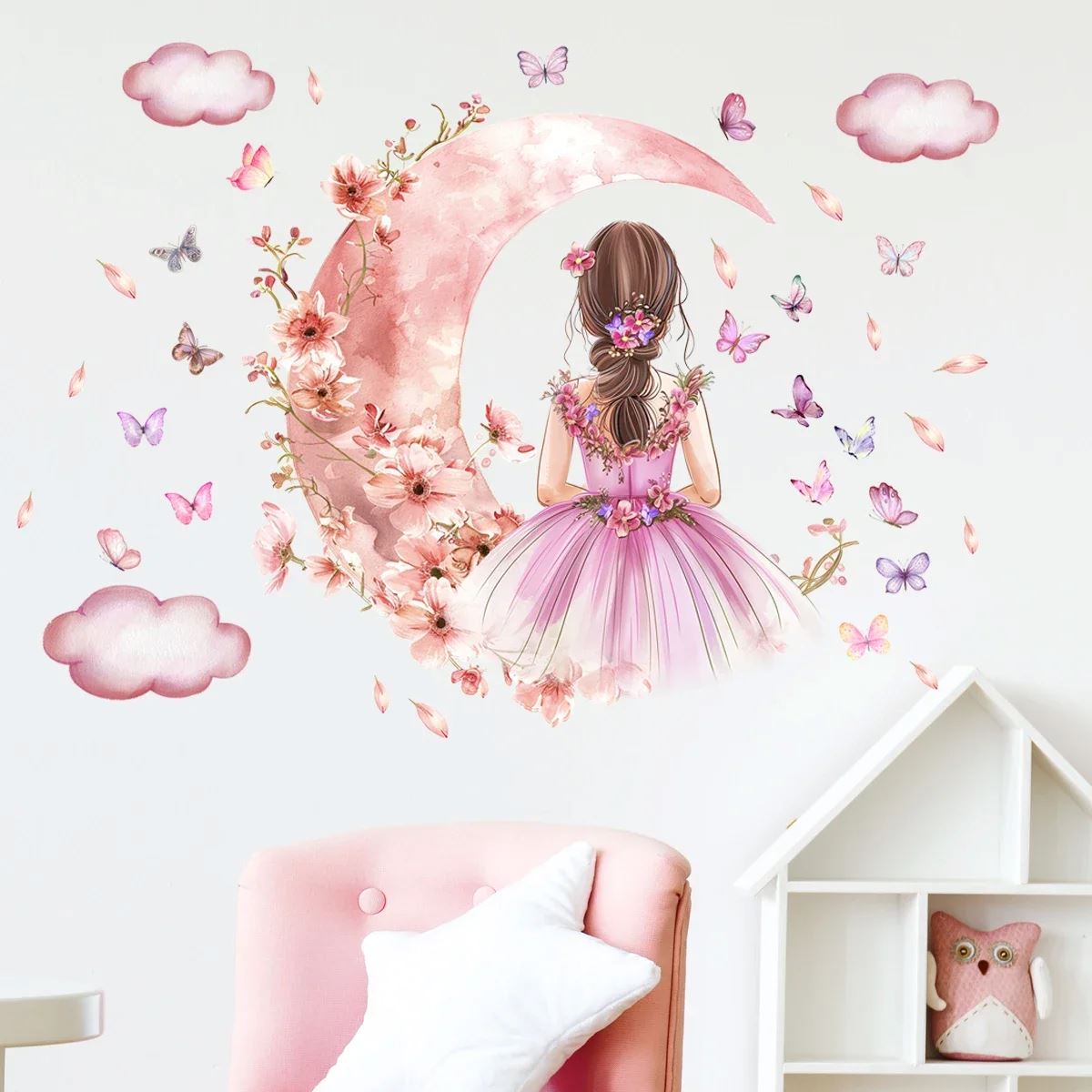 PrincesseSticker™ - Lune Rose - Maman décore